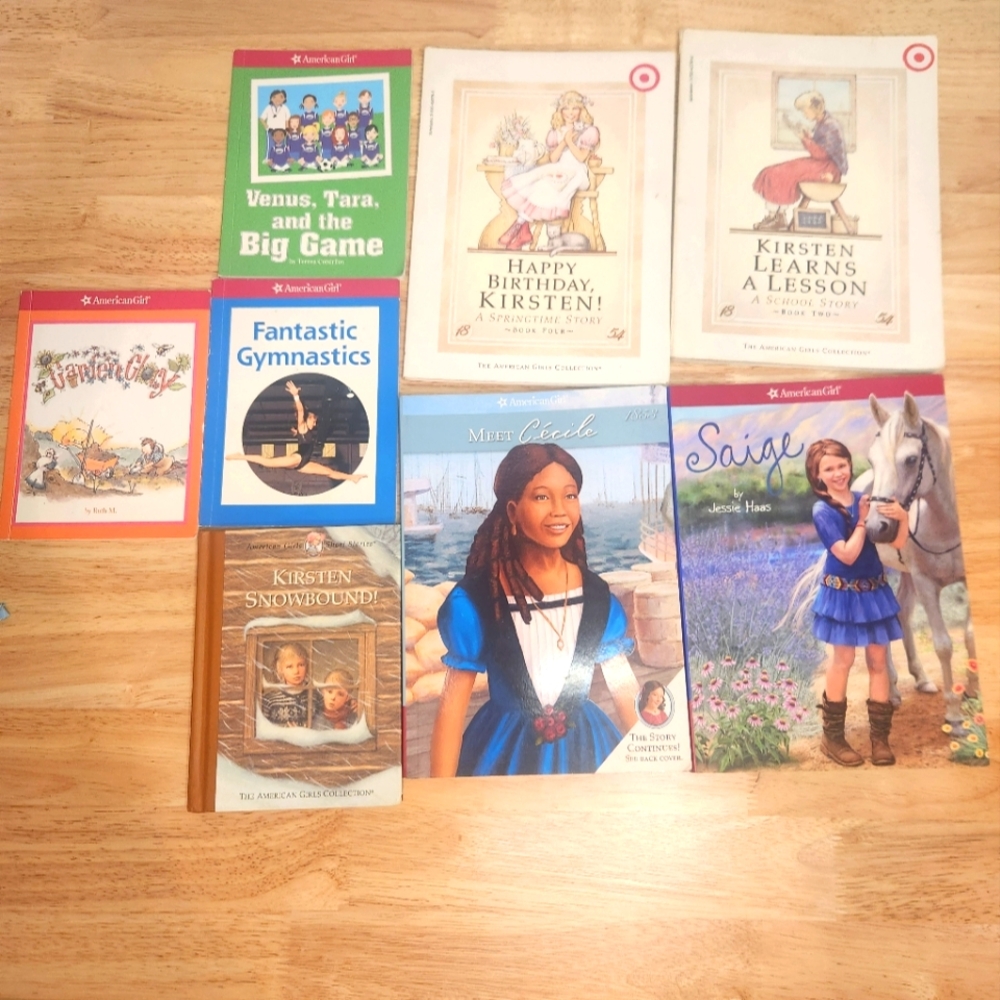 American Girl Doll Book Bundle, 8 Books